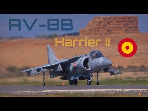 Festa al Cel 2017 - AV-8B Harrier LOUD flight! - HD50fps