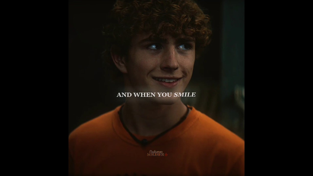 PERCY JACKSON - and when he smiles the whole pjo fandom stops and stares for a while