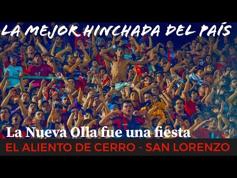 "Terrible hinchada: Cerro Porteño alienta todo el partido vs San Lorenzo" Barra: La Plaza y Comando • Club: Cerro Porteño • País: Paraguay