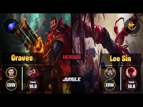Selfmade GRAVES (Jungle) [Phase Rush] VS LEE SIN - Challenger EUW Patch 10.8