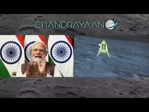 Le immagini dell'allunaggio della sonda indiana Chandrayaan-3