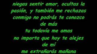 Me Extrañaras Mañana - Aventura Con letra