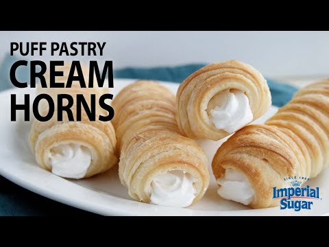 How To Make Puff Pastry Cream Horns
