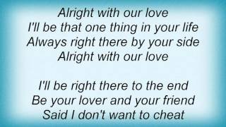 Lemar - Alright With Our Love Lyrics