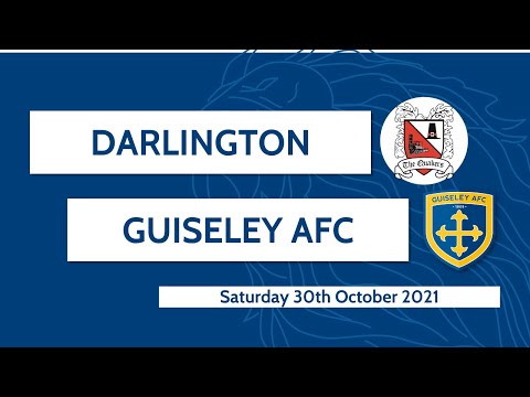HIGHLIGHTS | Darlington v Guiseley AFC, 30th October 2021