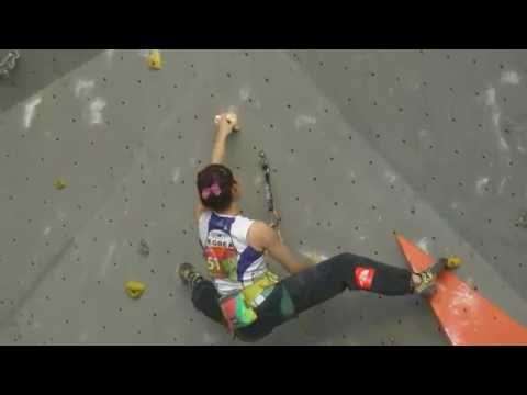 IFSC World Cup Lead Puurs 2011 - Semi Finals - Jain Kim