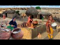 Desert Woman Village Life Ancient Culture Traditional Cooking Morning Routine Lehnda Punjab