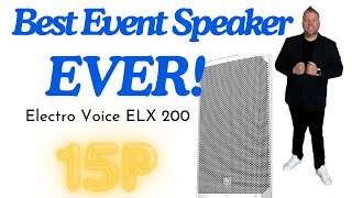Video thumbnail for Electro-Voice ELX200 15P Speaker Review and Teardown!! Best Event DJ Speaker Ever! by DJ James King