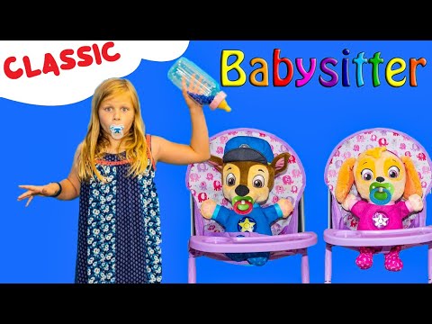 Assistant Babysits Paw Patrol And teaches Them their Colors