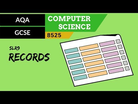 54. AQA GCSE (8525) SLR9 - 3.2 Records