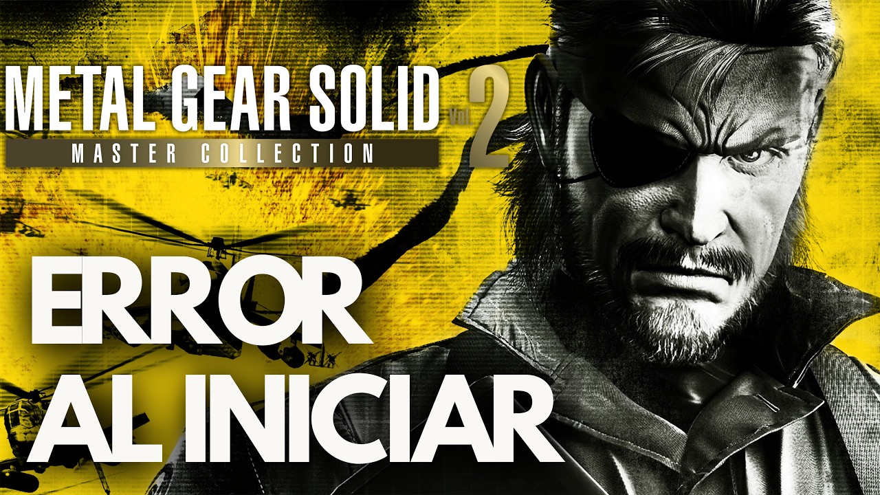 Metal Gear Solid Master Collection Vol 2 Error al Iniciar Solucion