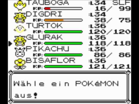 Let´s Play Pokemon Gelbe Edition - Endlich bekommen wir unser Glurak Part 19