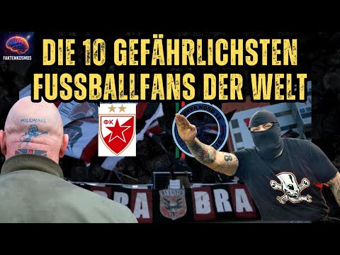 Die 10 gefährlichsten Fußballfans der Welt 🔥 Ultras & Hooligans | Die brutalsten Fangruppen