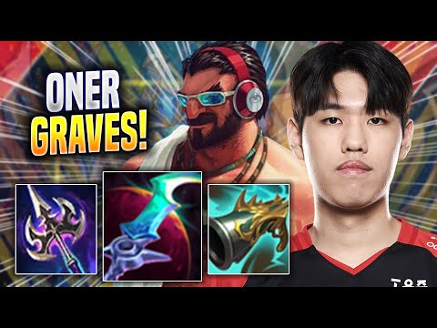 ONER IS SO GOOD WITH GRAVES! - T1 Oner Plays Graves JUNGLE vs Wukong! | Season 2022
