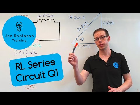 How to Calculate Inductive Reactance & Impedance for a Resistor & an Inductor connected in Series Q1