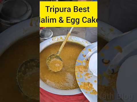 Agartala Best Halim & Egg Cake 😋 | 📍 Location - City centre #shorts #ytshorts #youtube #dnathblog