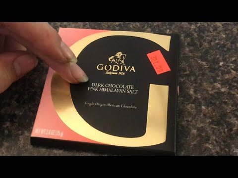 (REVIEW) godiva dark chocolate with himalayan salt