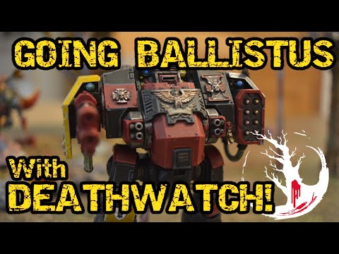 Painting the Ballistus Dreadnought DEATHWATCH