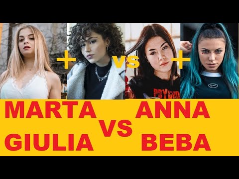 GIULIA MOLINO & MARTA DADDATO VS BEBA & ANNA PEPE - DISSING COMPLETO