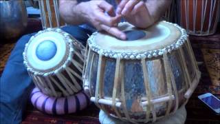 Tabla lesson 2 : uthan from benares, by John Boswell
