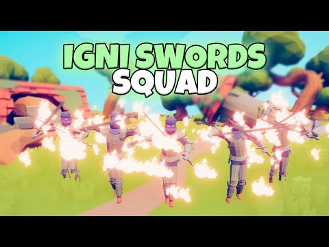 IGNI SWORDS SQUAD VS EVERY FACTION (CUSTOM) | TABS MODDED GAMEPLAY