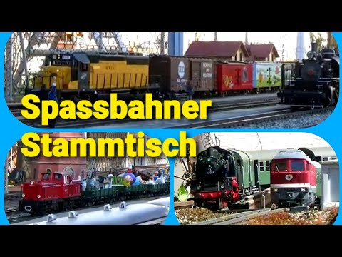 LGB GARTENBAHN SPASSBAHNER Stammtisch Treffen bei Peter Karsamstag 2022 Fahrtag LGB