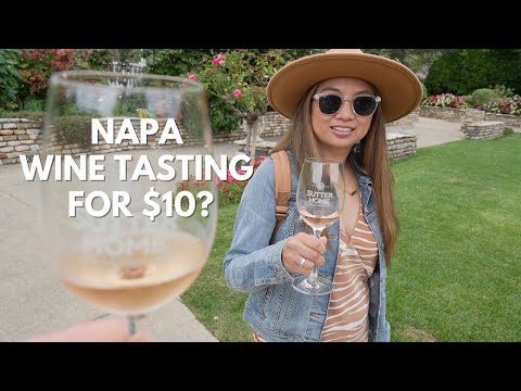 Como provar vinhos em Napa por US $ 10 | Sutter Home Winery, Santa Helena, CA