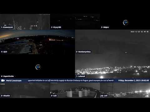 Live views from Ukraine 12/2/2022 A - Kramatorsk, Kharkiv, Kyiv, Zaporizhzhia and other cities