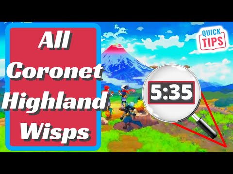 All Coronet Highland Wisps - Pokemon Legends Arceus - Coronet Highland Wisps Location Guide