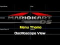 Mario Kart DS.  - Menu Theme [Oscilloscope View]