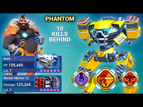 Ares with Rocket Mortar 12 - Phantom - Mech Arena