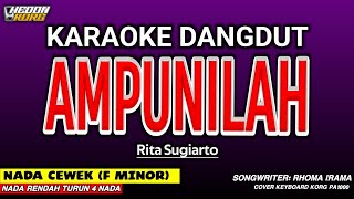 Download lagu AMPUNILAH KARAOKE DANGDUT - NADA WANITA mp3