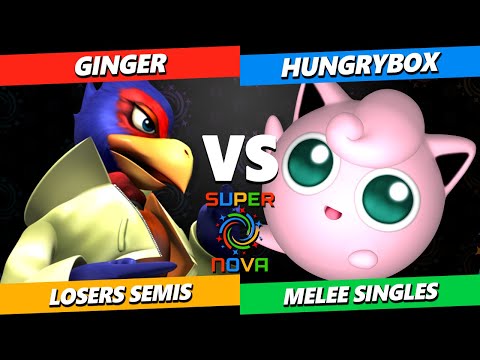 Supernova 2025 LOSERS SEMIS - Ginger (Falco) Vs. Hungrybox (Jigglypuff) Smash Melee Tournament