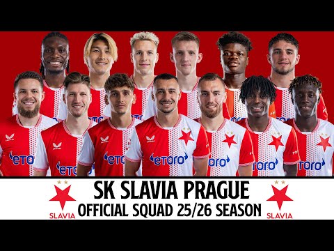 SK SLAVIA PRAGUE Official Squad Season 2025/26 | Slavia Prague Squad 2025/26 | Chance Liga 2025/26