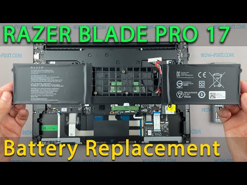 Razer Blade Pro 17 Laptop-Akkuwechsel | Schritt-für-Schritt-Anleitung