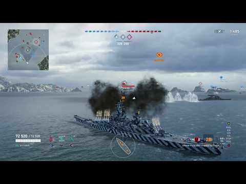 70k Damage in 1 Salvo!!! (World of Warships Legends Xbox One X)