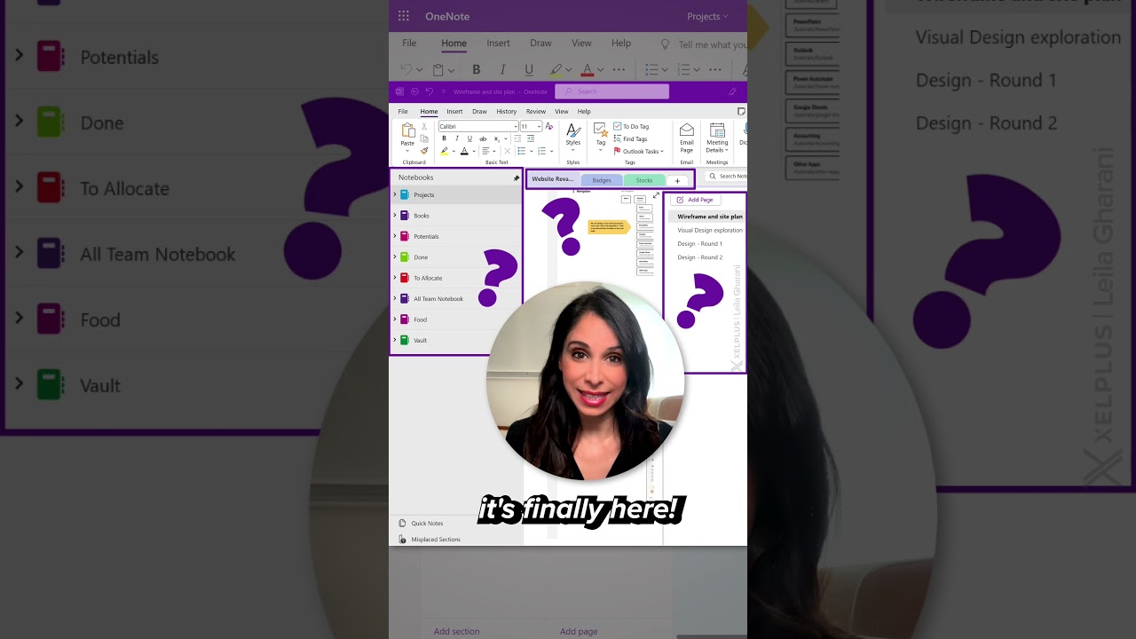 New OneNote Feature You Should Try - Vertical Tabs #shorts