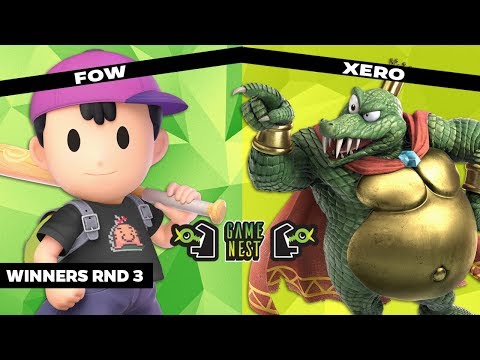 Game Nest Smash It Up: FOW (Ness) vs Xero (King K Rool/Rosalina & Luma) - Winners Round 4
