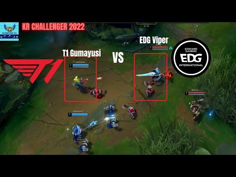 EDG Viper Aphelios vs T1 Gumayusi Korea Challenger 1032LP Patch 12.16 Replay | How To Play Aphelios