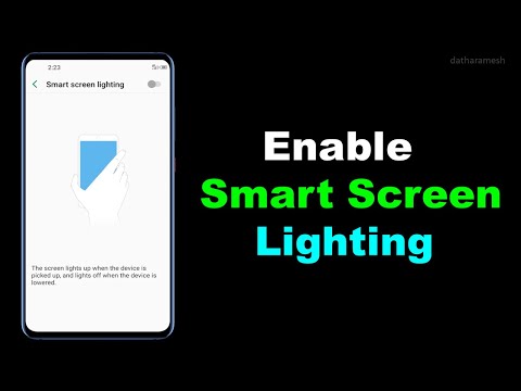 How to Enable Smart Screen Lighting In Infinix Hot 9 Pro