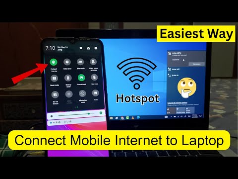 How To Connect Internet from Mobile to PC or Laptop via Hotspot in 2 MINUTES