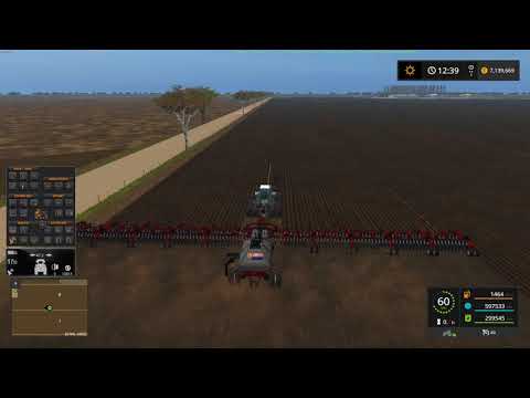 FS17 Broad Acres 16x map, Testing new seeder and tractor