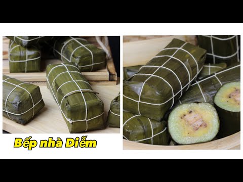 Bánh Tét Truyền Thống - Nhanh Gọn - Thật Dễ - Cách Cột Dây Quá Đơn Giản | Bếp Nhà Diễm |