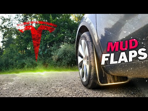 Rally Armor Mud Flaps Install and Review - Tesla Model Y or 3