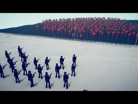300x CLUBER vs 30x GANGSTER - Totally Accurate Battle Simulator | TABS