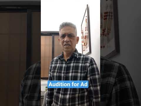 Sandip V Pednekar Audition fo Ad
