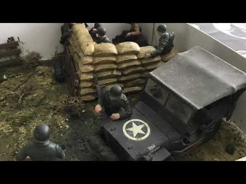 WWII amarecen camp Diorama