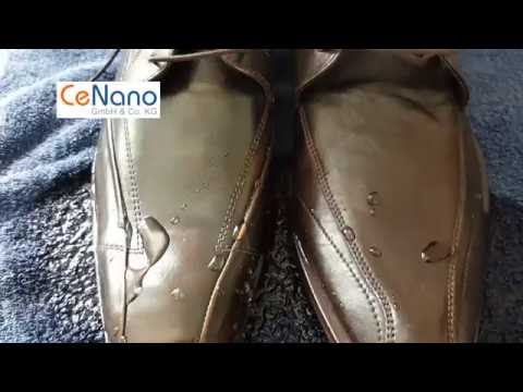 Textol Pro Nanoversiegelung TEST auf Lederschuh