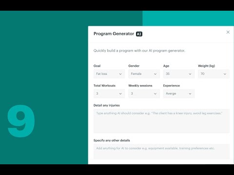 Introducing the AI Program Builder | PTD Flow | Online Personal Training Made Easy