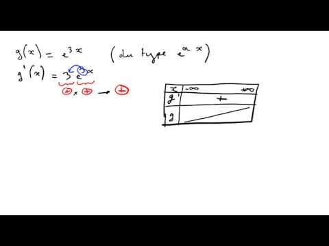 Fonctions exponentielles - Représentation graphique et variation